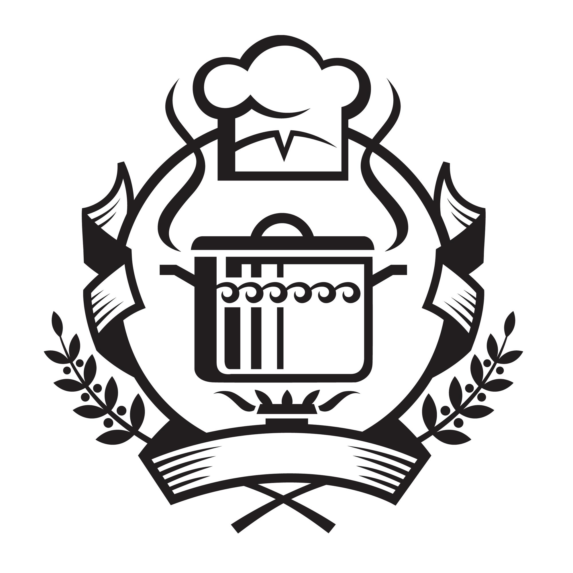 Culinary school insignia